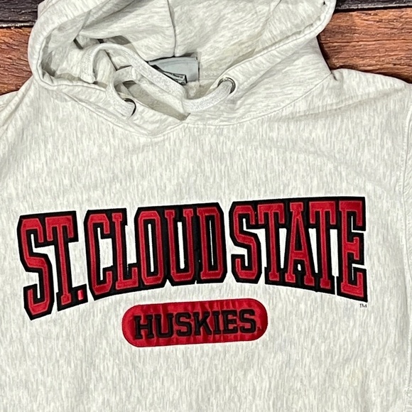 St. Cloud State Huskies Collegiate Gray Hoodie Pullover Sweatshirt - Picture 2 of 5